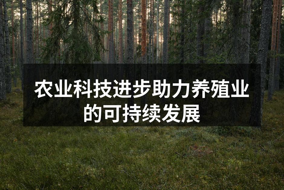 智能化养殖设备提升养殖效率